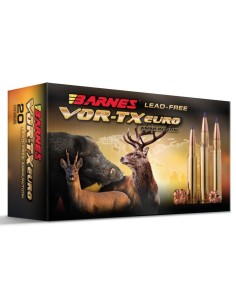 Munición metálica Barnes Vor-Tx Euro  -  308 Win.  -  168 grains