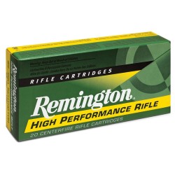 Munición metálica Remington High Performance Rifle  -  243 Win.  -  80 grains