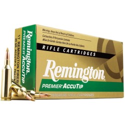 Munición metálica Remington Premier Accutip - V  -  243 Win.  -  75 grains