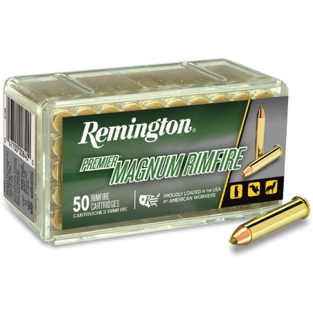 Munición metálica Remington Premier Magnum Rimfire Accutip - V  -  .22 Magnum  -  33 grains
