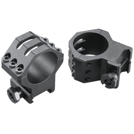 Juego de Anillas Weaver Táctica Skeleton 6 tornillos 30mm. [fijas] Altas