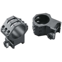 Juego de Anillas Weaver Táctica Skeleton 6 tornillos 30mm. [fijas] Extra Altas