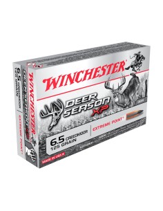 Munición metálica Winchester 6.5 Creedmoor  -  Extreme Point  -  125 grains
