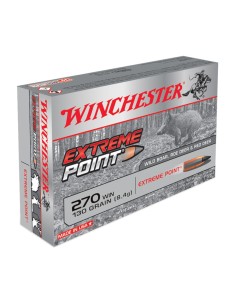 Munición metálica Winchester 270 Win  -  Extreme Point  -  130 grains