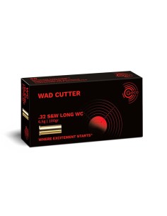 Munición metálica Geco Revólver .32 S&W - WC - 100 grains