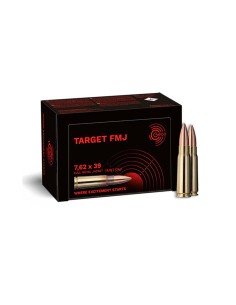 Munición metálica Geco 7,62x39 - FMJ - 123 grains