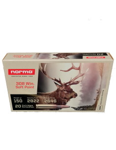 Munición metálica Norma .308 Win Soft Point