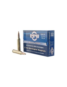 Munición PPU 7mm Rem Mag - 140 grains  -  PSP BT