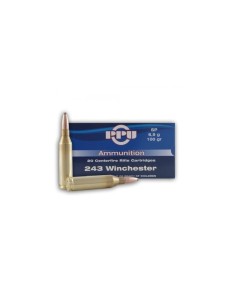 Munición PPU 243 Win - 100 grains  -  SP