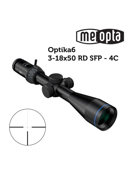 Meopta - Visor Meopro Optika6 - 3-18x50 SFP - RD 4C