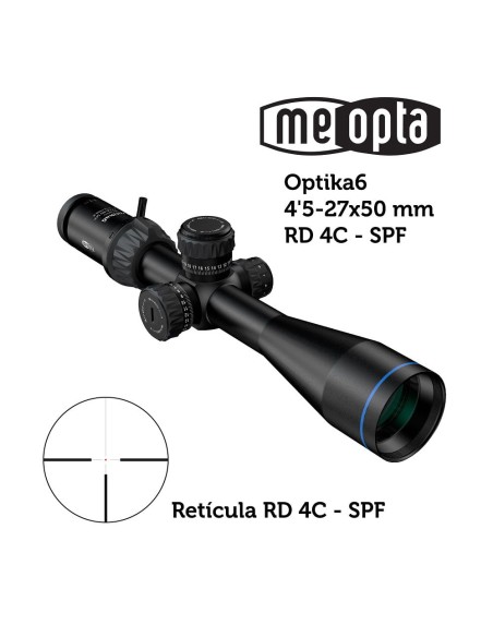 Meopta - Visor Meopro Optika6 - 4,5-27x50 SFP - RD 4C