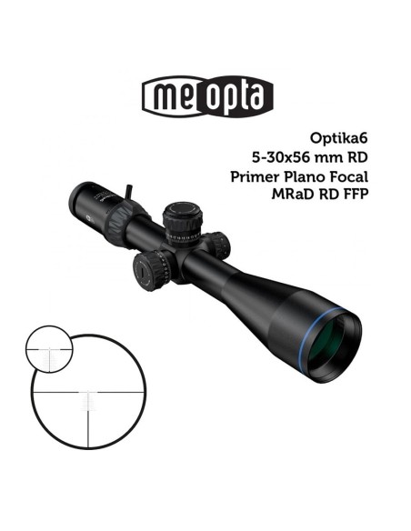 Meopta - Visor Meopro Optika6 - 5-30x56 FFP - RD Mrad  RD