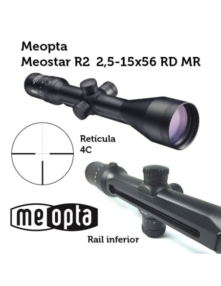 Meopta - Visor Meostar R2 MR - 2,5-15x56 - RD 4C***