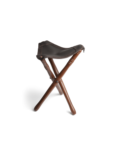 Banquillo Cuero Engrasado Burdeos