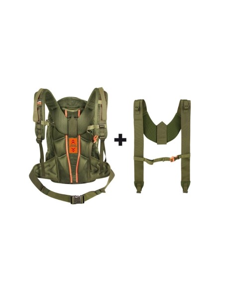 Mochila Marsupio Suede 28 PF C/Bolsillo Rifle