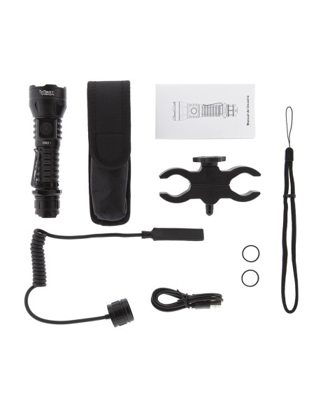 Linterna Force One 1,000 Lum. Kit Caza