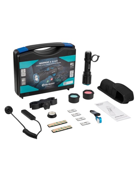 Warrior-X 3 2,500 Lum. 560 Mts. Kit Caza