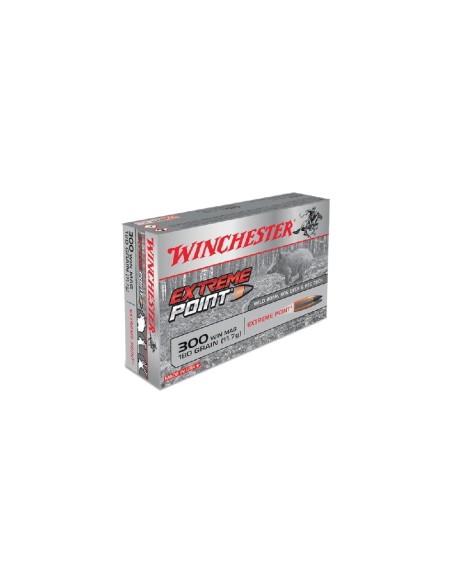 Munición metálica WINCHESTER 300 Win Mag - Extreme Point - 180 grains