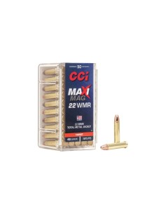 Munición CCI Maxi - Mag  -  .22 Wmr  -  40 grains  -  TMJ