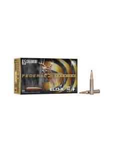 Munición metálica Federal Hornady ELD-X  -  6.5 Creedmoor  -  143 grains