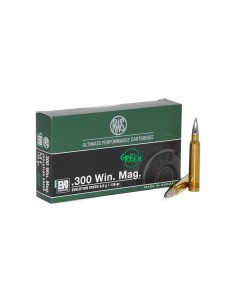 Munición Rws 300 Win Mag  -  Evo Green  -  136 grains