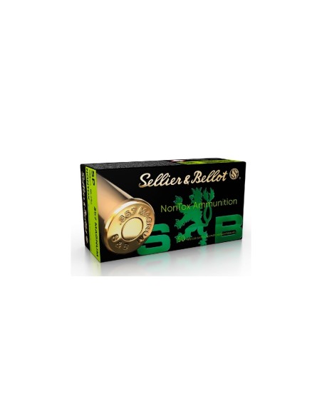 Munición metálica S&B 357 Magnum - SP  -  158 grains