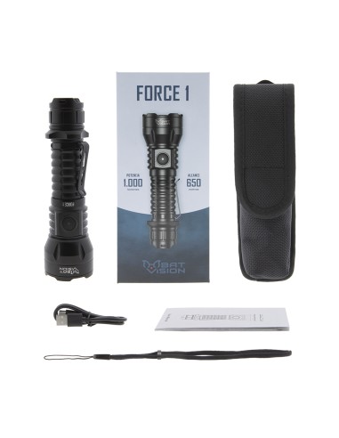 Linterna Force One 1,000 Lum.