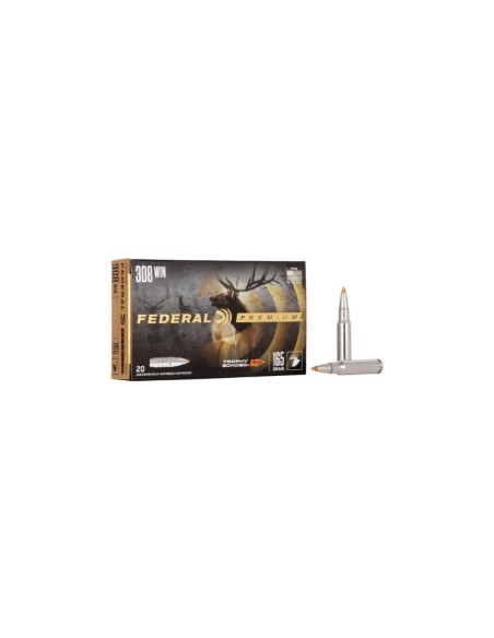 Munición metálica Federal Trophy Bonded Tip  -  270 Win.  -  140 grains