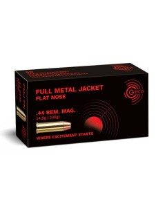 Munición metálica Geco Revólver .44 Rem. Mag. - Hexagon - 281 grains