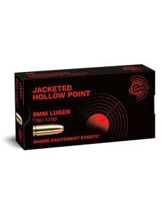 Munición metálica Geco Pistola 9mm Pb - FMJ Tombak - 124 grains