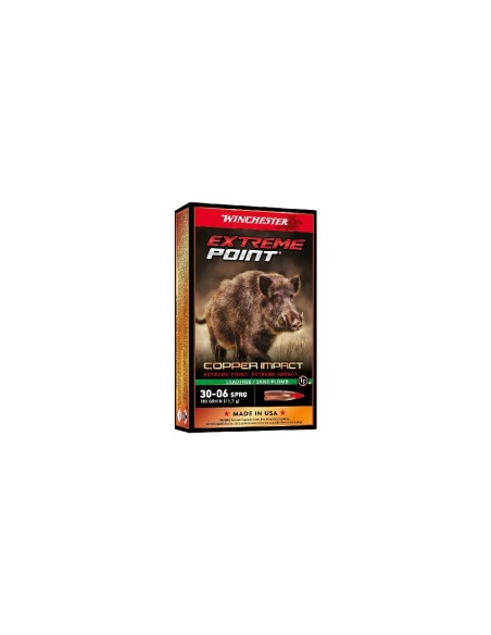 Munición metálica Winchester 30-06 - Extreme - Point Copper Impact - 180 grains