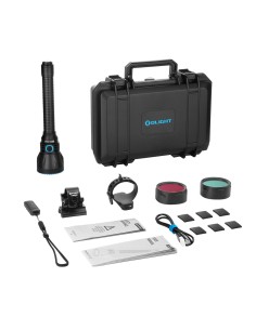Kit de caza linterna LED recargable Javelot Turbo 2 Olight Negro