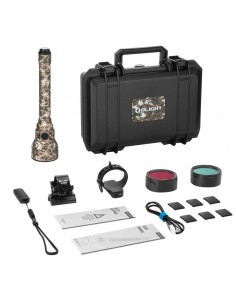 Kit de caza linterna LED recargable Javelot Turbo 2 Olight Camuflaje