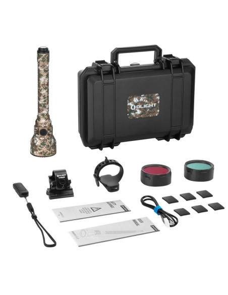Kit de caza linterna LED recargable Javelot Turbo 2 Olight Camuflaje