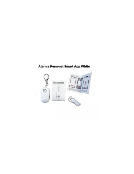 Alarma personal Smart App White