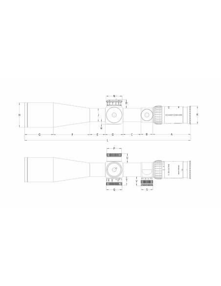Visor Schmidt & Bender SB PMII LP 5-25X56