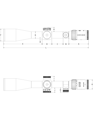 Visor Schmidt & Bender SB II High Power 5-45x56
