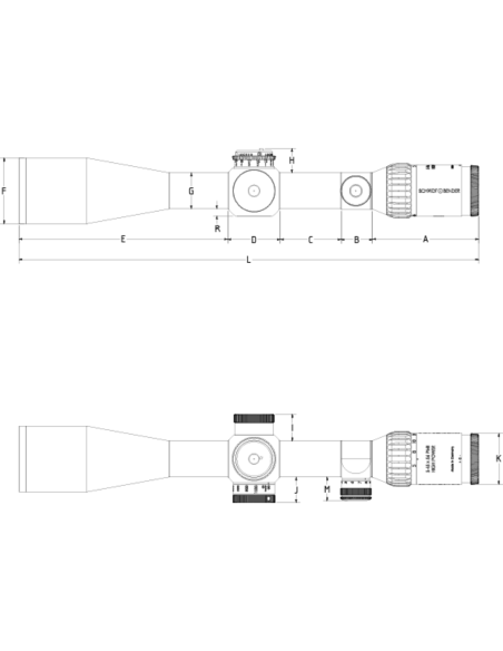 Visor Schmidt & Bender SB II High Power 5-45x56