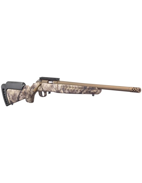 Rifle de cerrojo RUGER American Standard GO WILD camo - 17 HMR