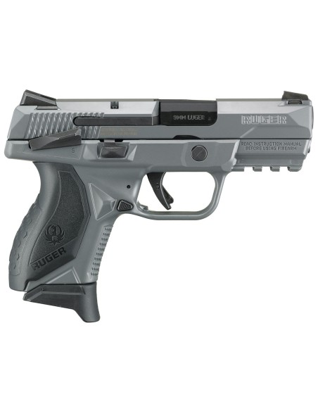 Pistola RUGER American Compact Elite 3.55” con seguro manual - 9mm Pb.