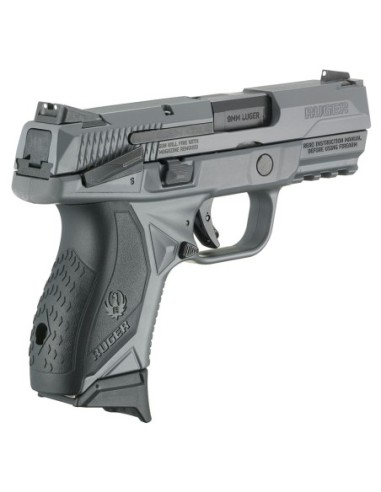 Pistola RUGER American Compact Elite 3.55” con seguro manual - 9mm Pb.