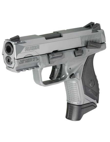 Pistola RUGER American Compact Elite 3.55” con seguro manual - 9mm Pb.