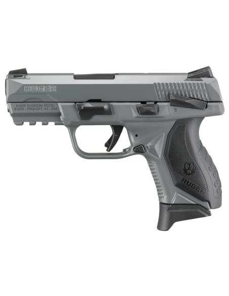 Pistola RUGER American Compact Elite 3.55” con seguro manual - 9mm Pb.