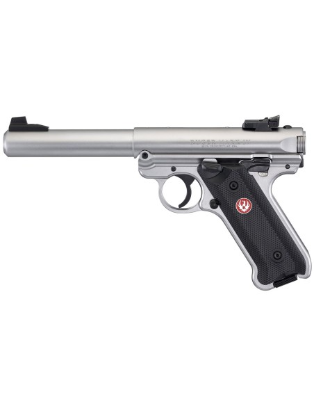 Pistola RUGER Mark IV Target 5.5" Inox. - 22 LR