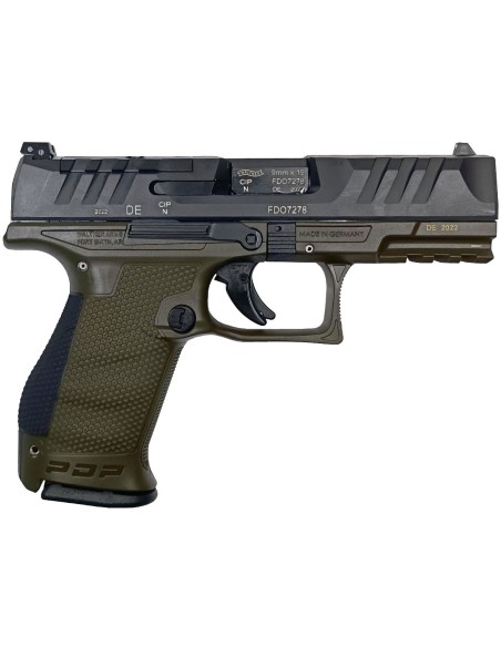 Pistola Walther PDP Compact 4" OR verde oliva - 9mm Pb.