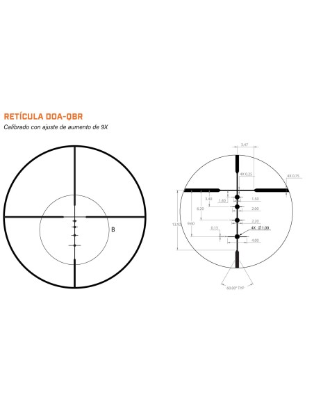 Visor BUSHNELL R3 4-12x40 DOA-QBR