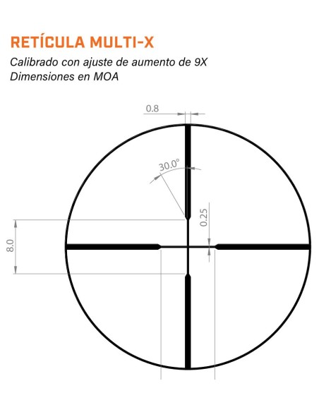 Visor BUSHNELL R3 3-9x50 Multi-X