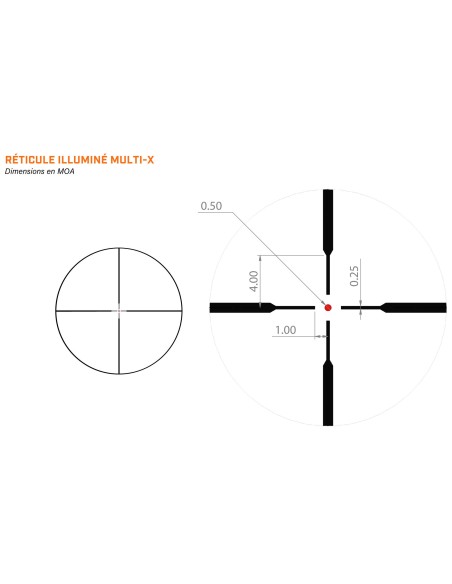 Visor BUSHNELL R5 3-9x50 Side Focus SFP Multi-X ilum.