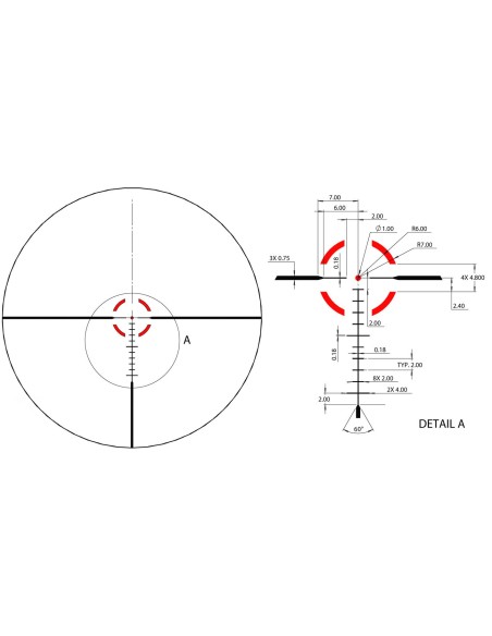 Visor BUSHNELL R5 1-6x24 DD2-QA ilum.
