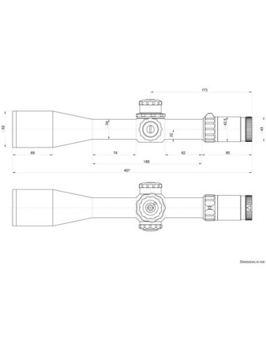 Visor KAHLES K624i - 6-24x56 CCW SKMR4 w-Right